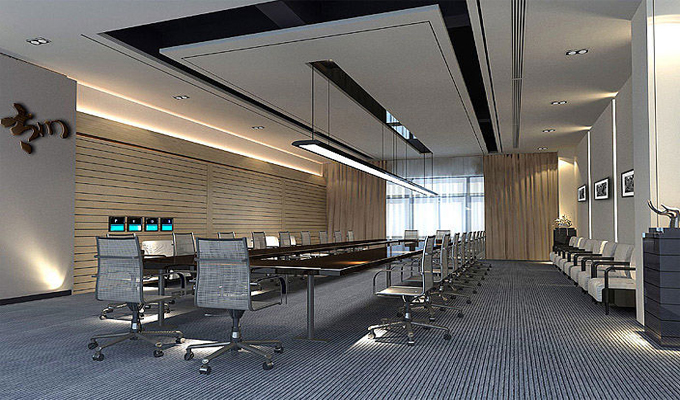 辦公室裝修設計背景墻展現(xiàn)企業(yè)魅力